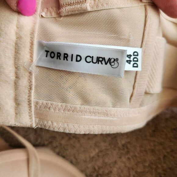 Torrid Bra 44DDD Plus Bombshell Everyday Strapless Push-Up Lace New without Tag - Picture 3 of 6
